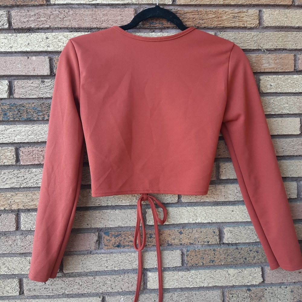PrettyLittleThing Rust Size 8 Top